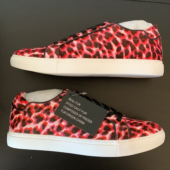 Kenneth Cole Bubble Gum Pink Calf Sneakers - Picture 7 of 8